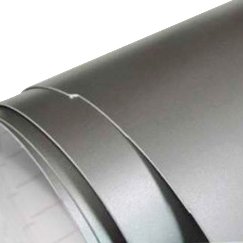 Film d'emballage en vinyle gris mat, perle métallique de haute qualité,  carbone gris cendré, emballage de voiture en rouleau, bulle d'air -  AliExpress